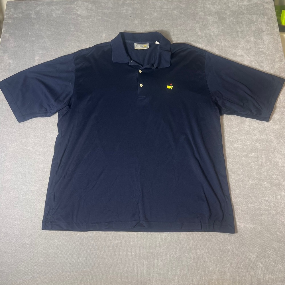Augusta National Golf Shop Men's XXL 60's two ply Polo shirt Vintage Masters